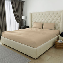 Load image into Gallery viewer, Sateen Weave 810 TC Cotton Sheet set that fits Mattress upto 18&quot;